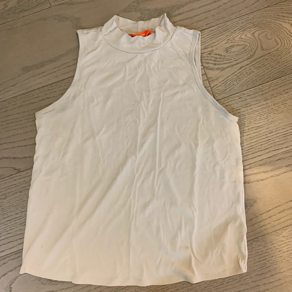 🧡 Modal mock neck sleeveless